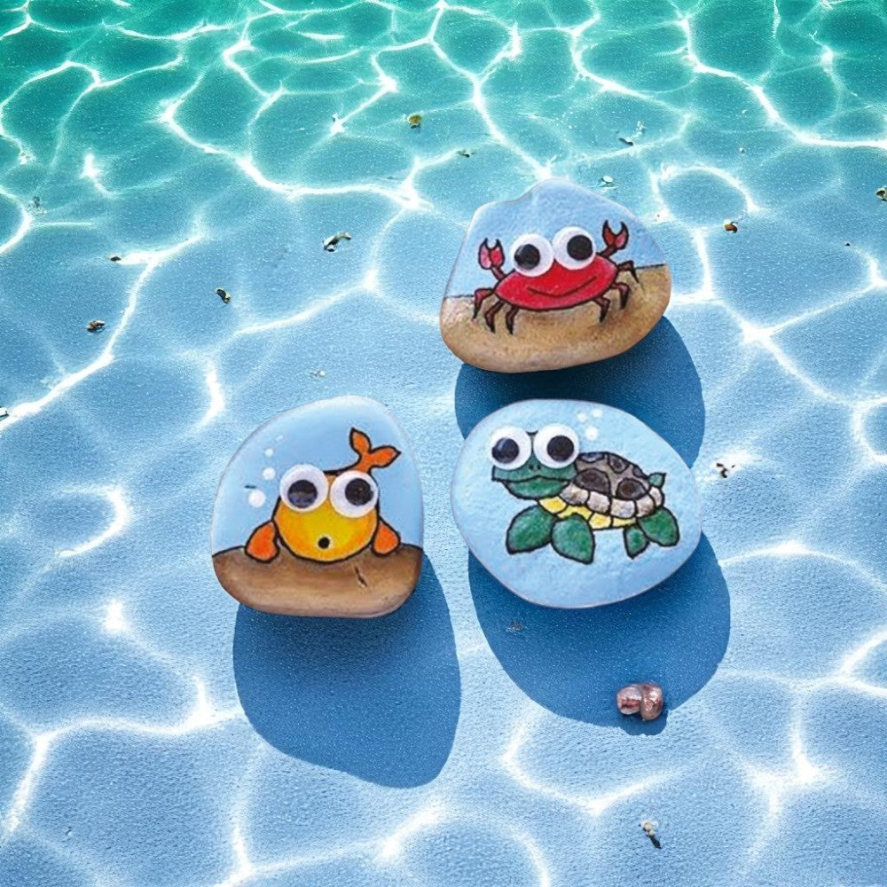 Creative Jack My Stone Painting Kit - Kids Age 6 Plus - DIY Craft Set